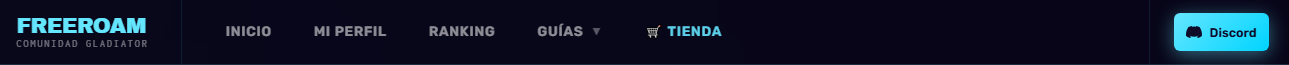 Botón Discord en el header